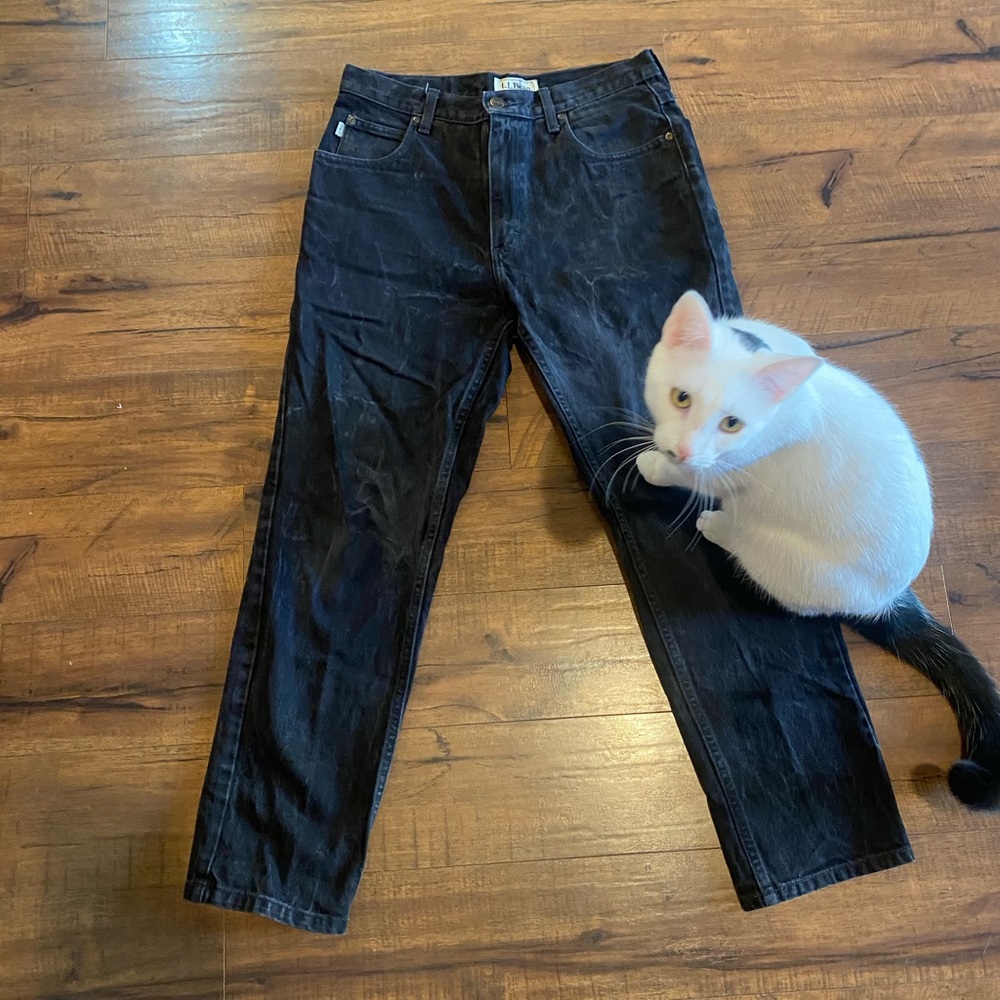 Men’s Vintage LL Beans black jeans 31 x 29